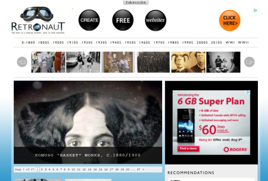 www.retronaut.com แหล่งรวบรวมข้อมูลรูปภาพเก่าๆ
